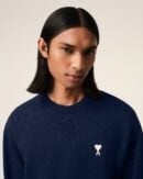 Sweatshirt Bleu Marine Ami de Coeur En Coton