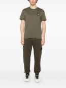 Compass-patch cotton T-shirt