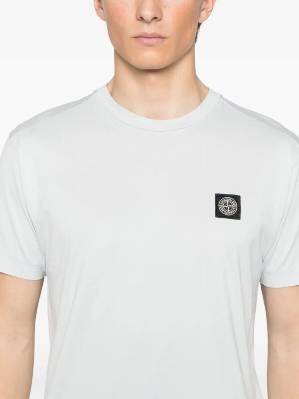 Compass-patch cotton T-shirt – Image 4