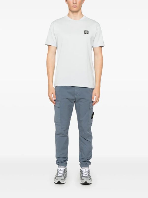 Compass-patch cotton T-shirt – Image 2