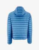 Doudoune légère à capuche Bleu denim Nico