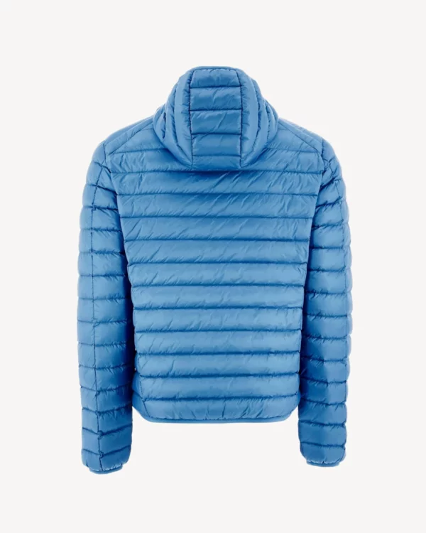 Doudoune légère à capuche Bleu denim Nico – Image 4