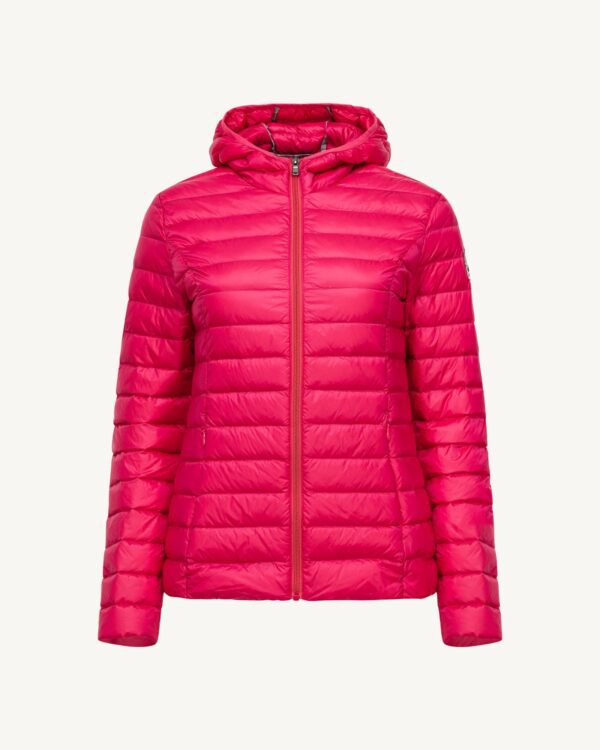 Doudoune légère à capuche Fushia Cloe