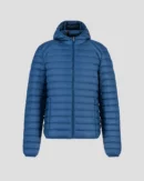 Doudoune légère à capuche Bleu jeans Nico