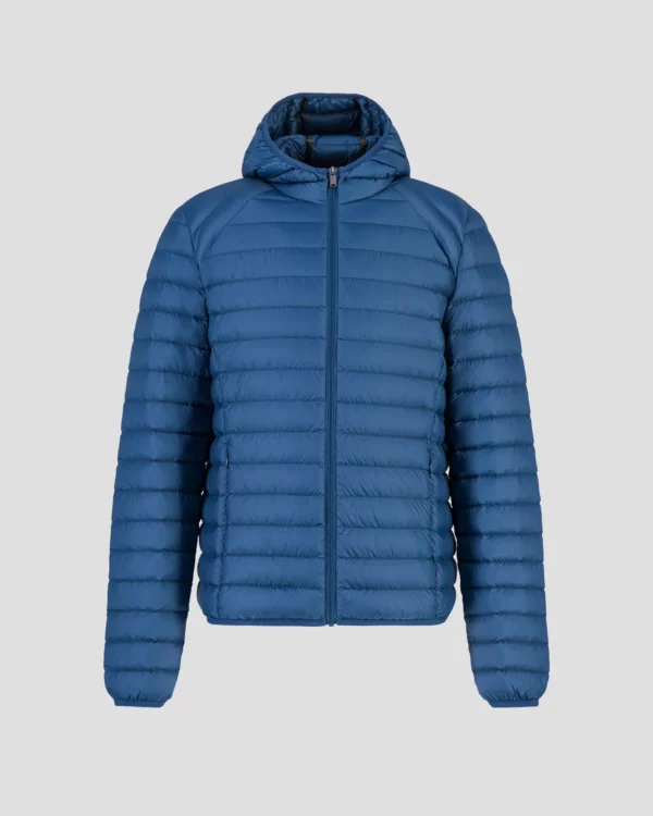 Doudoune légère à capuche Bleu jeans Nico