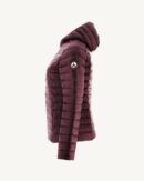 Doudoune légère à capuche Aubergine Cloe