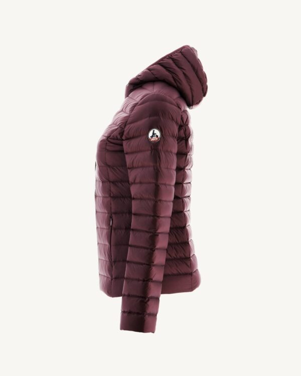 Doudoune légère à capuche Aubergine Cloe – Image 3