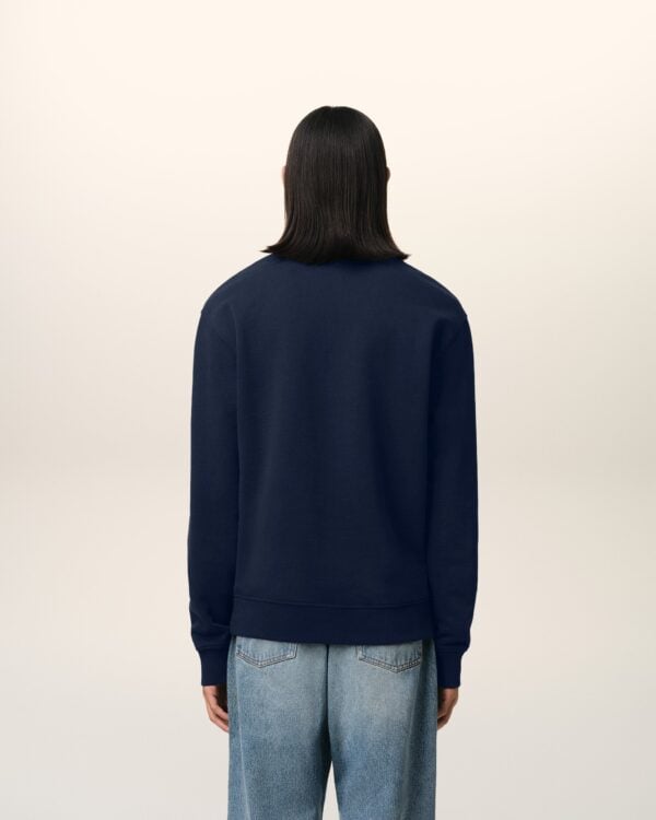 Sweatshirt Bleu Marine Ami de Coeur En Coton – Image 4