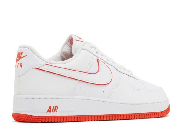 Nike Air Force 1 Low ’07 White Picante Red – Image 3