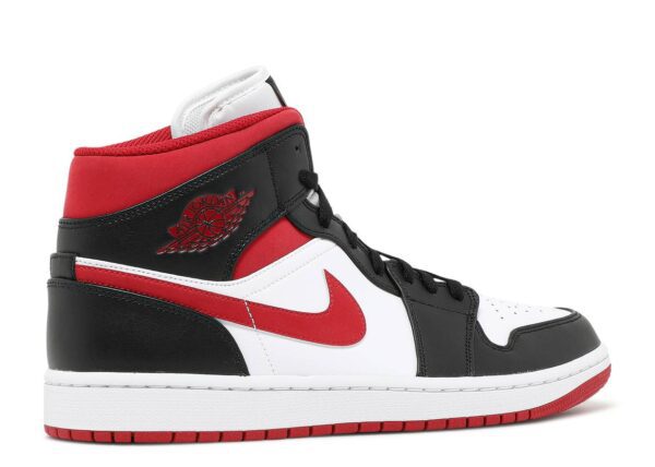 Air Jordan 1 Mid Gym Red Black White – Image 3