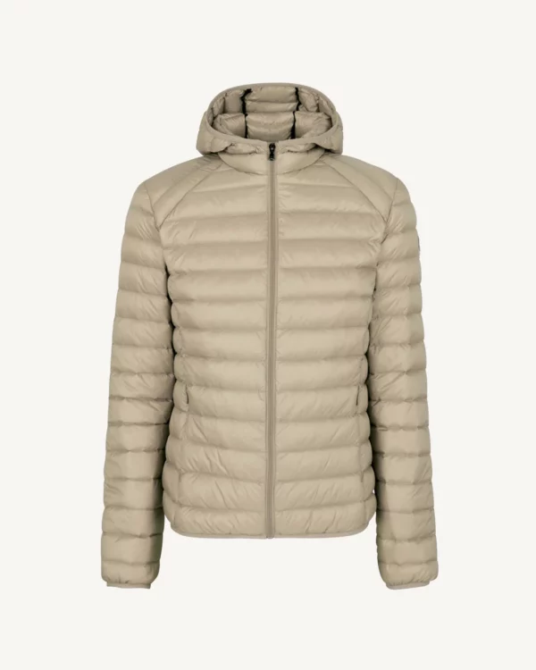 Doudoune légère à capuche Beige Nico