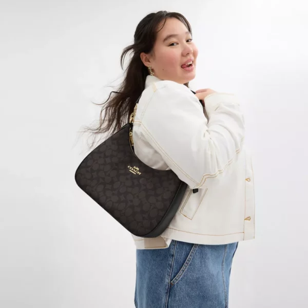 Sac hobo Teri en toile exclusive – Image 12