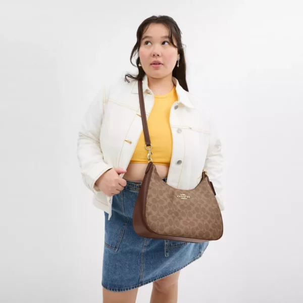 Sac hobo Teri en toile exclusive – Image 17