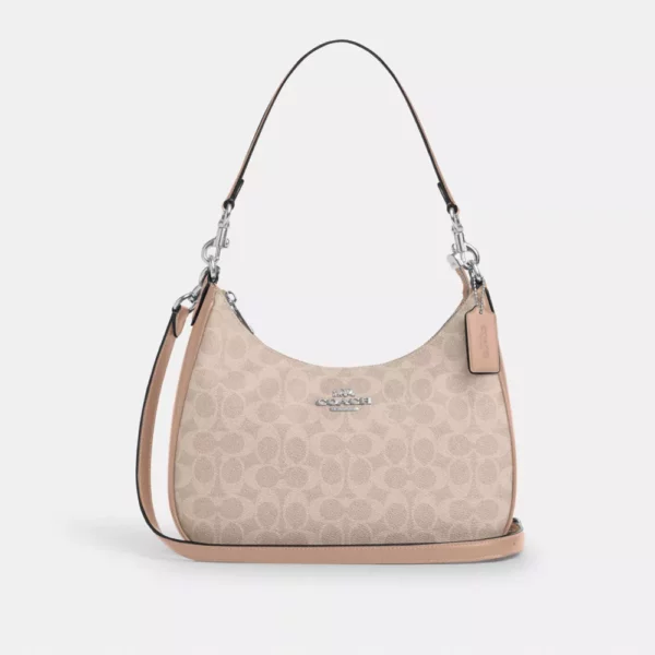Sac hobo Teri en toile exclusive