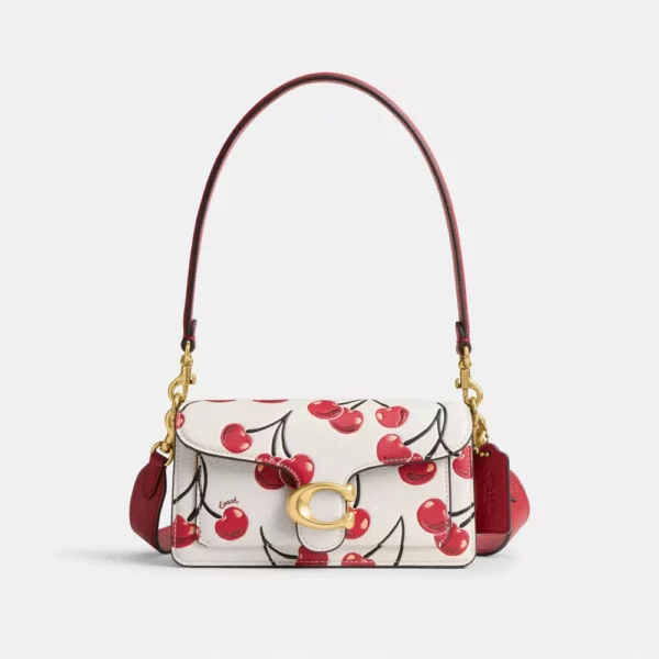 Sac épaule Tabby 20 avec motif cerise