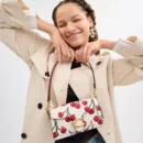 Sac épaule Tabby 20 avec motif cerise