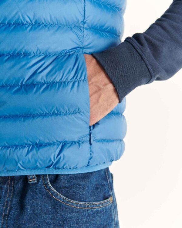 Doudoune sans manches Bleu denim Tom – Image 2