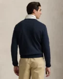 Sweat en maille double - Marine Aviateur