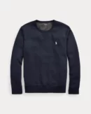 Sweat en maille double - Marine Aviateur