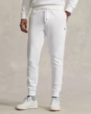 Pantalon de jogging jersey double - Blanc