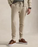 Pantalon de jogging jersey double - Beige toscan chiné