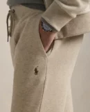 Pantalon de jogging jersey double - Beige toscan chiné