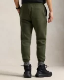 Pantalon de jogging jersey double - Chiné alpin