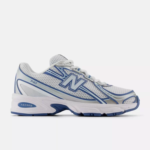 740 chaussures Bleu Glace avec Pierre de Mer et Blanc – Image 2