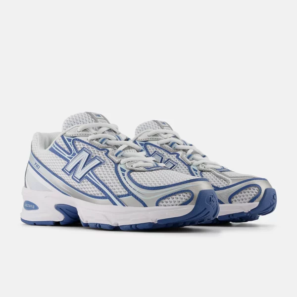 740 chaussures Bleu Glace avec Pierre de Mer et Blanc – Image 3
