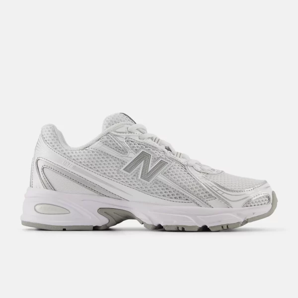 740 chaussures Blanc avec Argent – Image 2