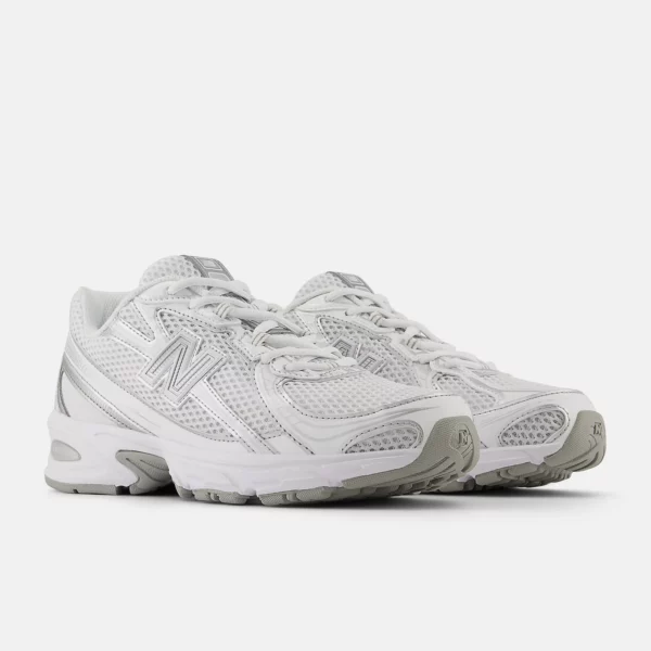 740 chaussures Blanc avec Argent – Image 3