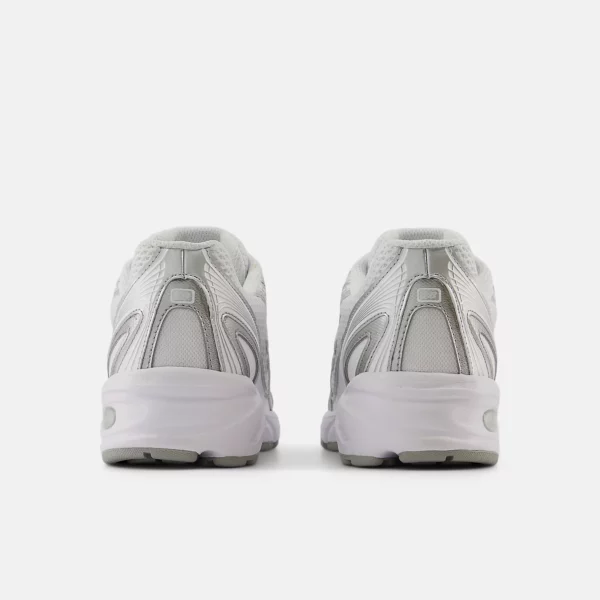 740 chaussures Blanc avec Argent – Image 6