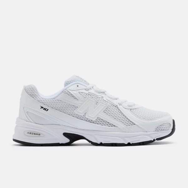 740 chaussures NB Blanc avec Noir – Image 2