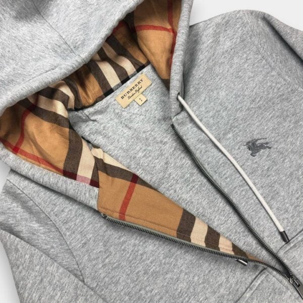 Sweat à capuche Burberry gris – Image 2